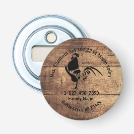 Borttappad Tupp Silhouette-familjen Adress Flasköppnare