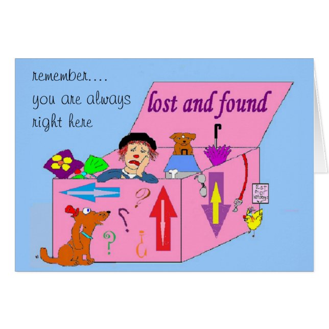 borttappad valp vid peacewillow hälsningskort (Framsidan Horizontal)