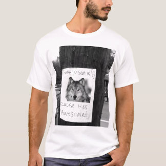 Borttappad varg t shirt