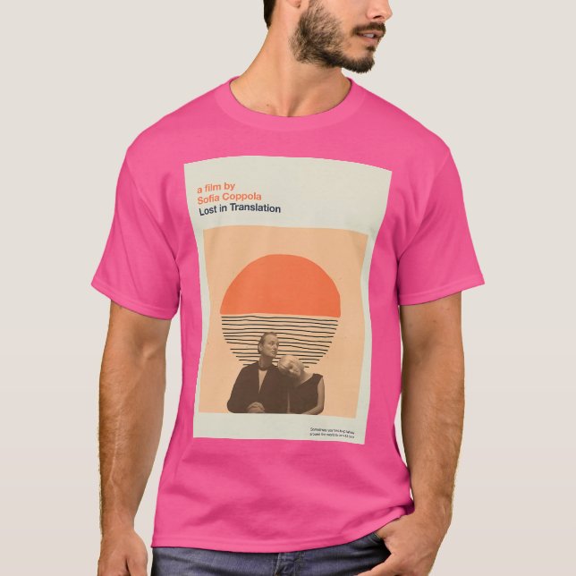 Borttappad vid översättning t shirt (Framsida)