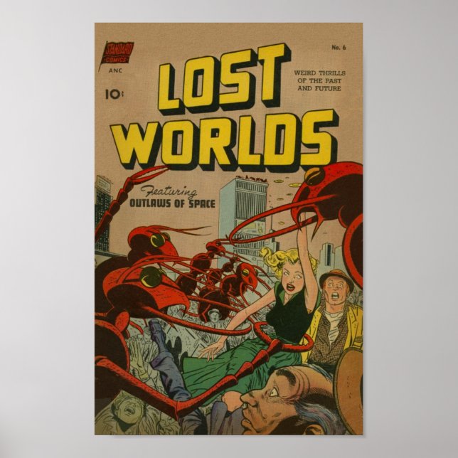Borttappad Worlds Poster (Framsidan)