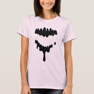 Borttappada Zombieständer för svart på den T-shirt