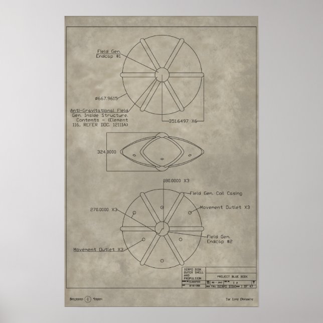 Borttappaden Dokument Poster (Framsidan)