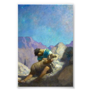 Borttappaden får av Newell Convers Wyeth Fototryck