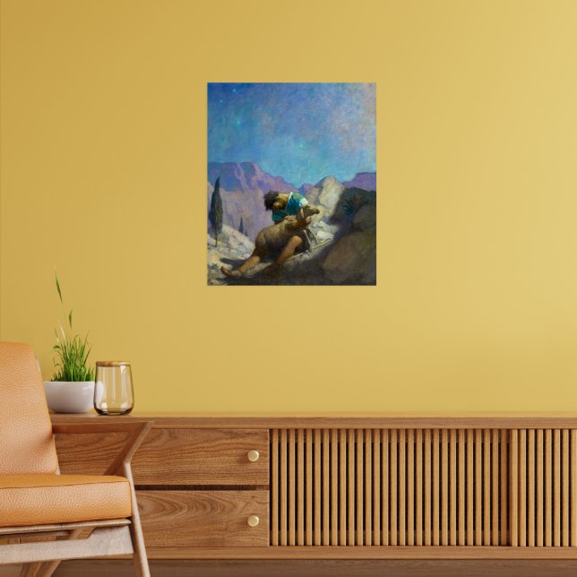 Borttappaden får av Newell Convers Wyeth Poster (Vardagsrum 2)