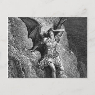 Borttappaden Gustave Dore Paradise Vykort