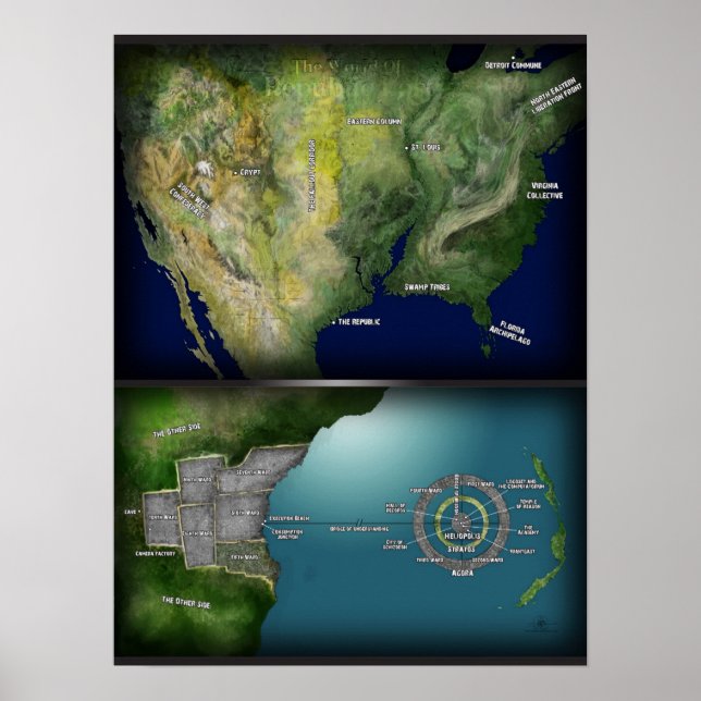 Borttappaden i republiken poster (Framsidan)