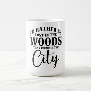 BORTTAPPADEN i SKOGEN Kaffemugg