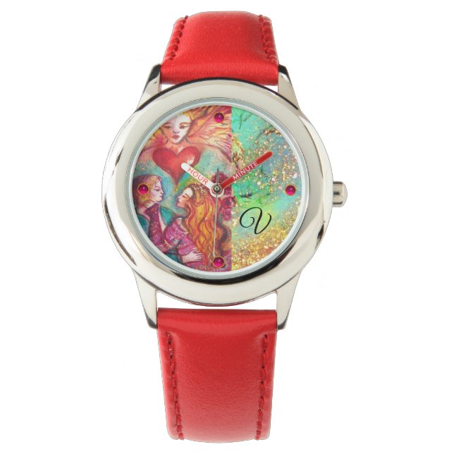 BORTTAPPADEN PÅ SHADOWS,ÄLSKARE Alla hjärtans dag Armbandsur (Framsida)