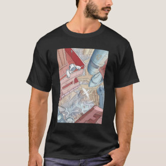 Borttappaden Robot i Moebius T Shirt