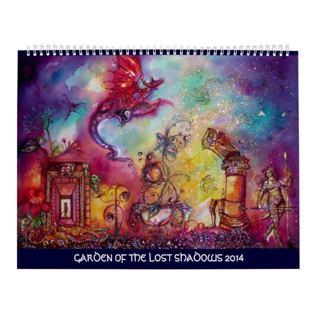 Borttappaden SHADOWS-2014 FLYING RED DRAGON Kalender (Omslag)