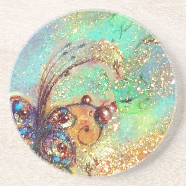 Borttappaden SHADOWS-BUTTERFLY PLANT blue Underlägg (Framsidan)