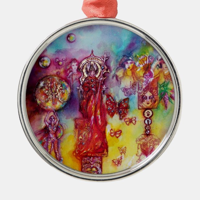 Borttappaden SHADOWS-BUTTERFLY PLANT Julgransprydnad Metall (Framsidan)