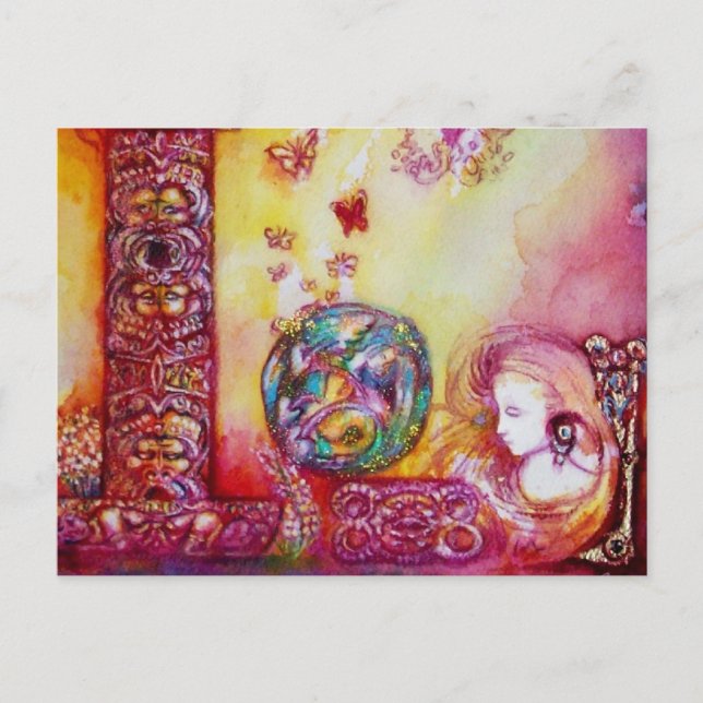 Borttappaden SHADOWS-FE OCH BUTTERFLIES Vykort (Framsida)