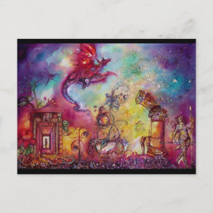 Borttappaden SHADOWS-FLYING RED DRAGON Vykort