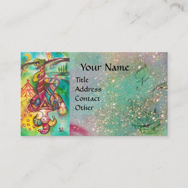 BORTTAPPADEN SHADOWS/HANGED MAN VISITKORT (Framsida)