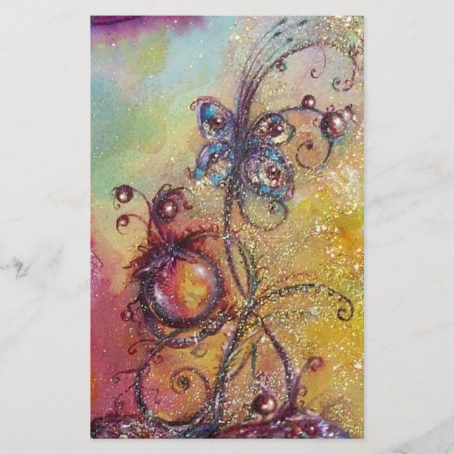 Borttappaden SHADOWS/MAGIC BUTTERFLY PLANT Brevpapper (Framsida)