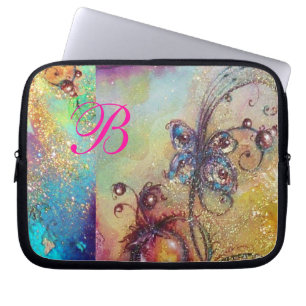 Borttappaden SHADOWS-MAGIC BUTTERFLY PLANT Laptop Sleeve