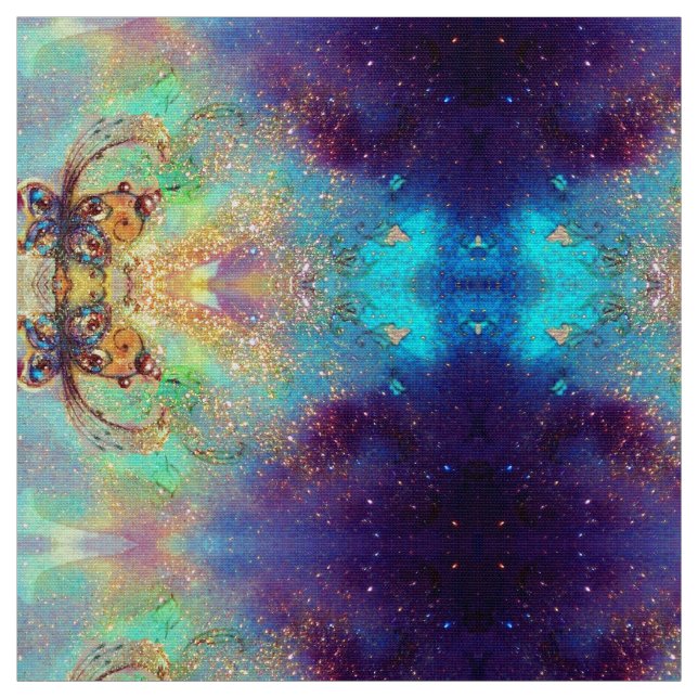 Borttappaden SHADOWS/MAGIC BUTTERFLY PLANT Tyg (Prov)