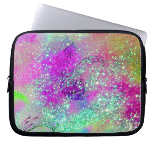 BORTTAPPADEN SHADOWS/rosa lila violet Laptop Sleeve