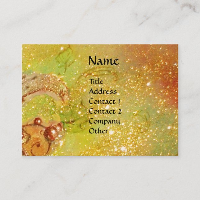 Borttappaden SHADOWS - SNAKES AND IGUANAS Visitkort (Framsida)