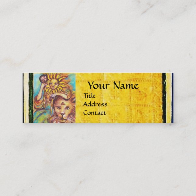 BORTTAPPADEN SKADOWS 19/SOL MINI VISITKORT (Framsida)