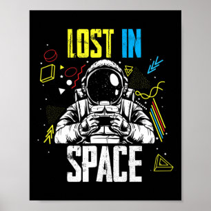 Borttappaden Spelastronauter för spel i Kärlek för Poster