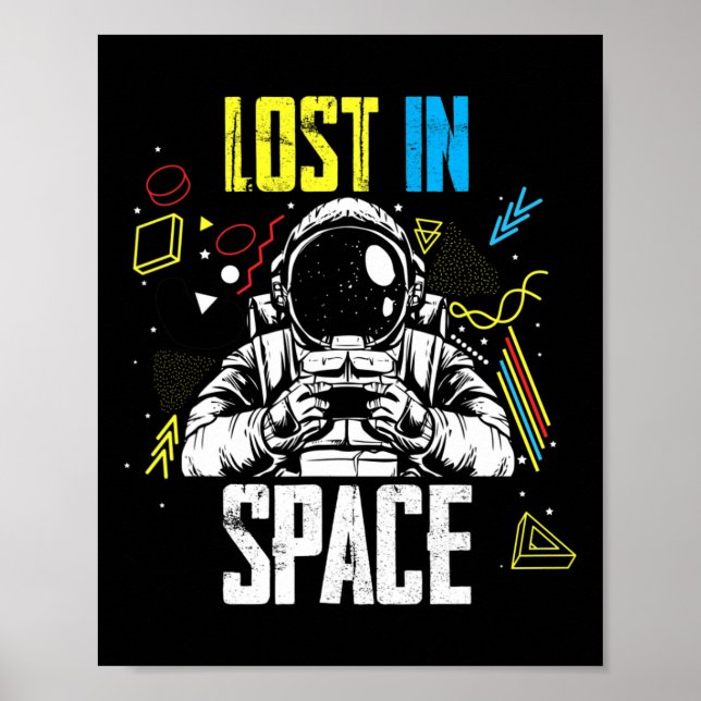 Borttappaden Spelastronauter för spel i Kärlek för Poster (Framsidan)