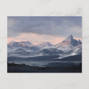 Borttappadens bergsfästning vykort