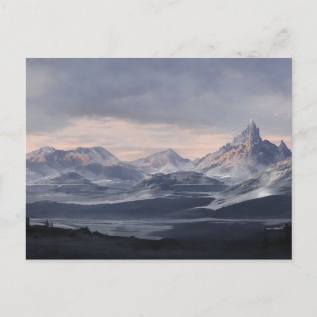 Borttappadens bergsfästning vykort (Framsida)