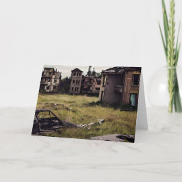 Borttappadens blanksteg | Avbrutet Post Apocalypti Kort