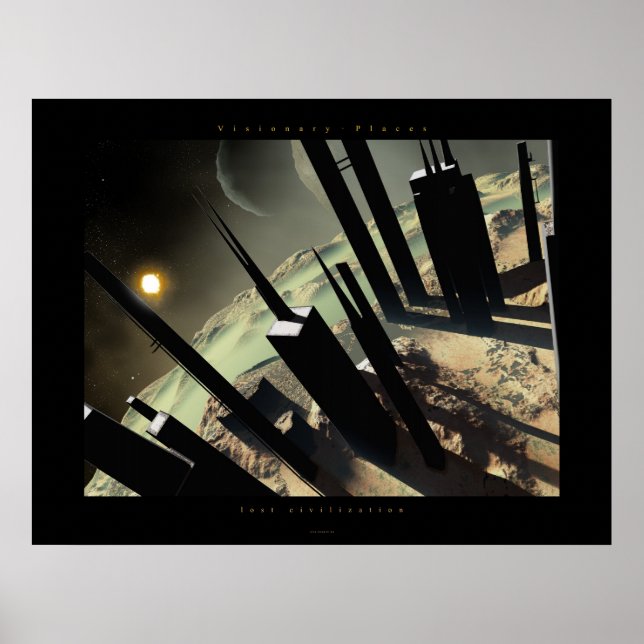 borttappadens civilisation poster (Framsidan)