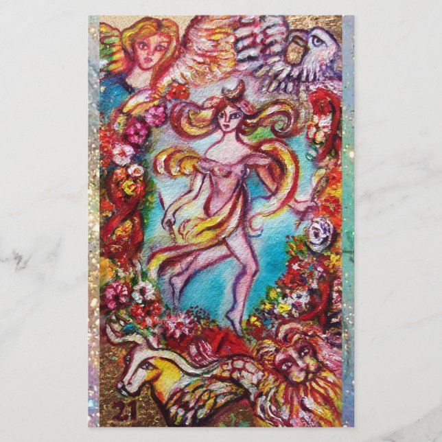 BORTTAPPADENS MÅLSÄTTNINGAR SKADOWS World Brevpapper (Framsida)