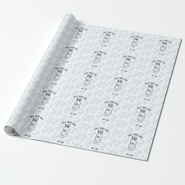 Borttappadens salthakare - fäst den, bubblor upp presentpapper (Utrullad)