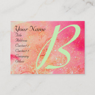 Borttappadens SKADOWS-BUTTERFLY MONOGRAM Visitkort