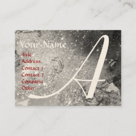 Borttappadens SKADOWS-BUTTERFLY MONOGRAM Visitkort