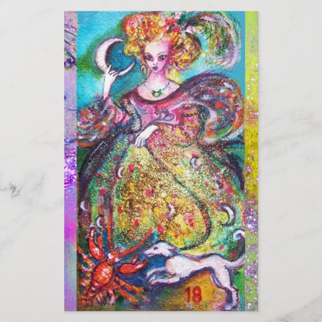 BORTTAPPADENS SKADOWS/MÅNE DAM BREVPAPPER (Framsida)