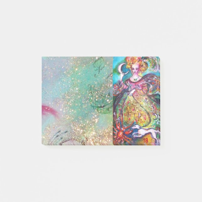 BORTTAPPADENS SKADOWS/MÅNE DAM POST-IT BLOCK (Framsida)