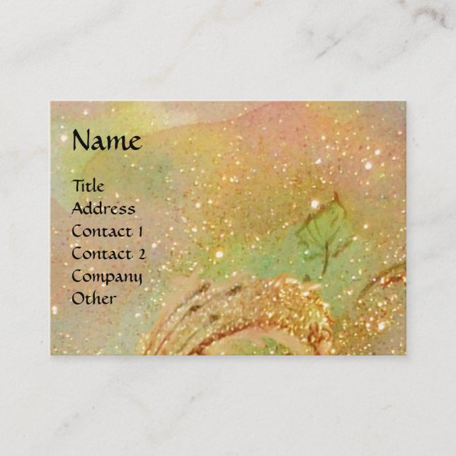 Borttappadens SKADOWS-MONOGRAM Visitkort (Framsida)