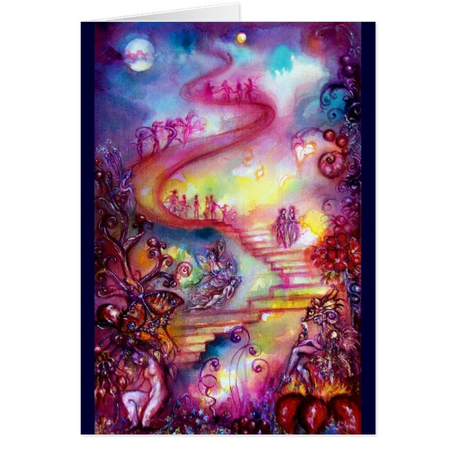 Borttappadens SKADOWS/MYSTIC TRAPPOR Hälsningskort (Framsidan)