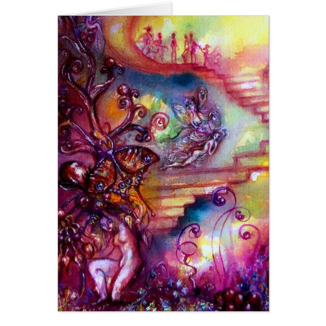 Borttappadens SKADOWS/MYSTIC TRAPPOR Hälsningskort (Framsidan)