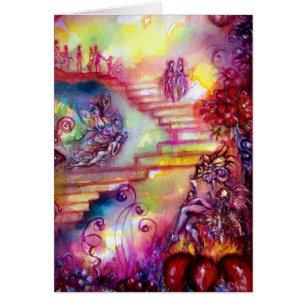 Borttappadens SKADOWS/MYSTIC TRAPPOR Hälsningskort