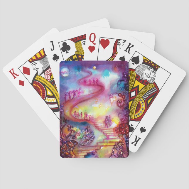 Borttappadens SKADOWS/MYSTIC TRAPPOR Spel Kort (Baksidan)
