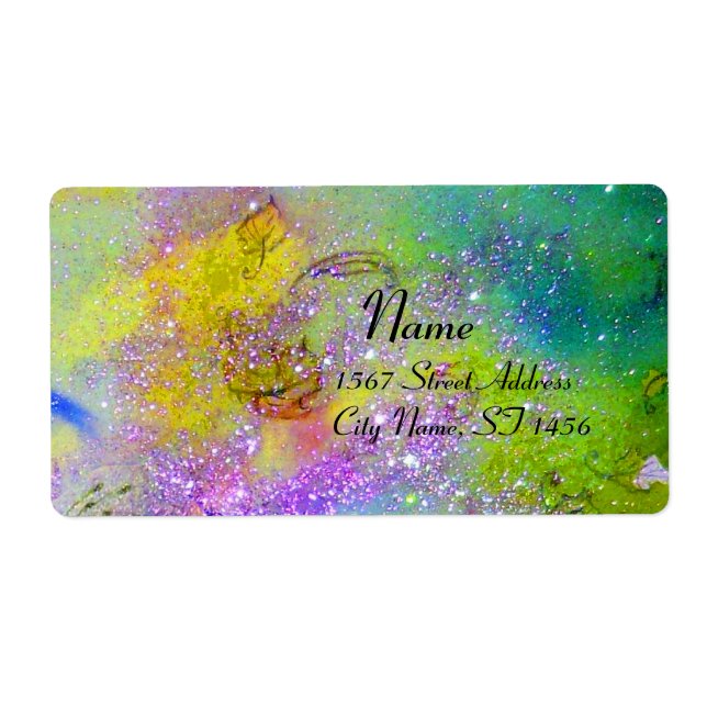 Borttappadens SKUGGOR, gultens lila av grönten Fraktsedel (Framsidan)