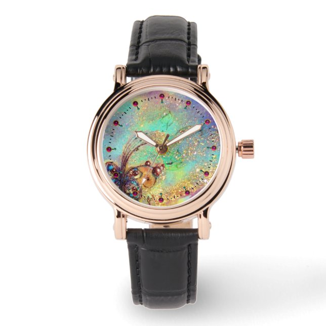 Borttappadens SKUGGOR,MAGISK SMÖTTA VÄXTER Armbandsur (Framsida)