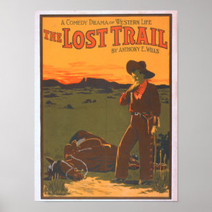 Borttappadslingan - westernt liv för komedidrama poster