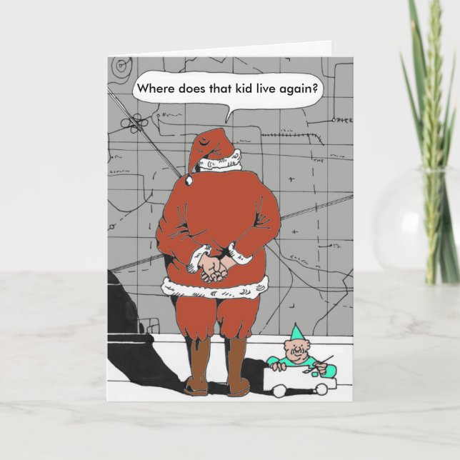 borttappadt santa kort (Framsida)