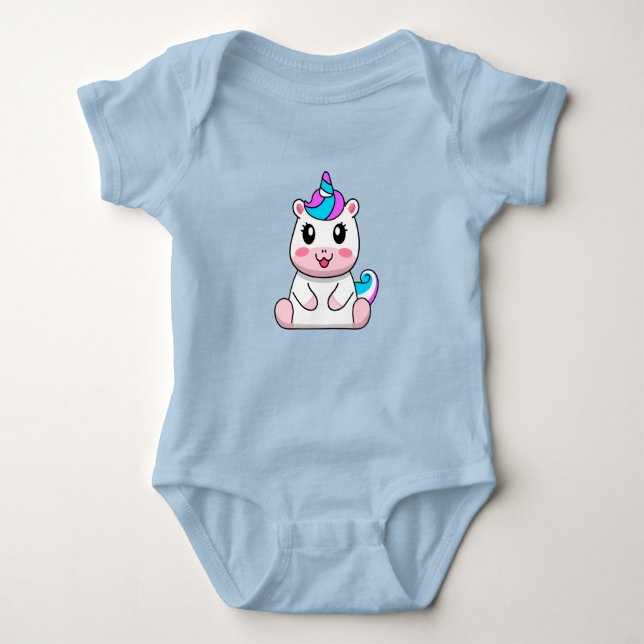 Bory baby unicornio t shirt (Framsida)