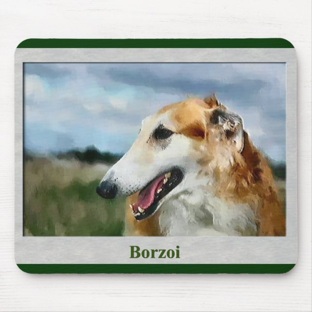 Borzoi Art Gifts Musmatta (Framsidan)