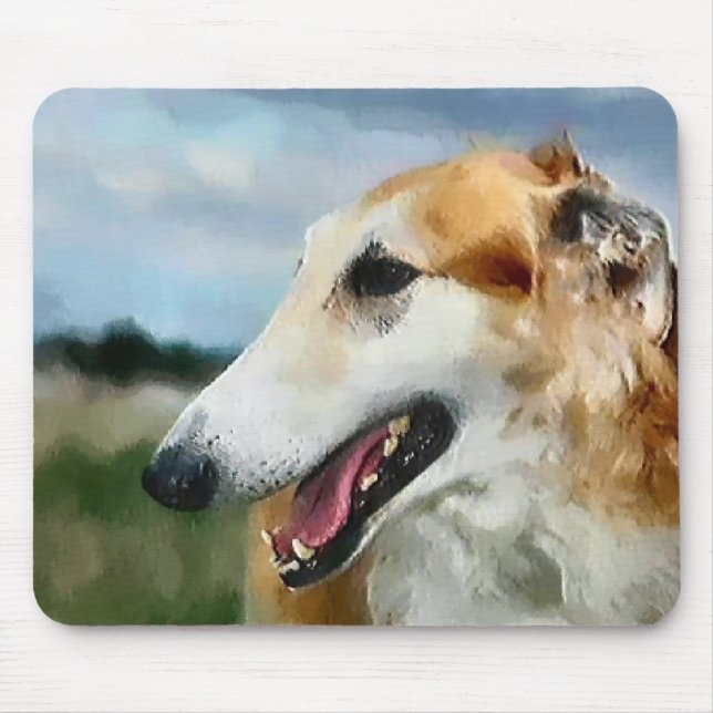 Borzoi Art Gifts Musmatta (Framsidan)